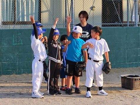 2024年の小鴨少年野球クラブ活動写真