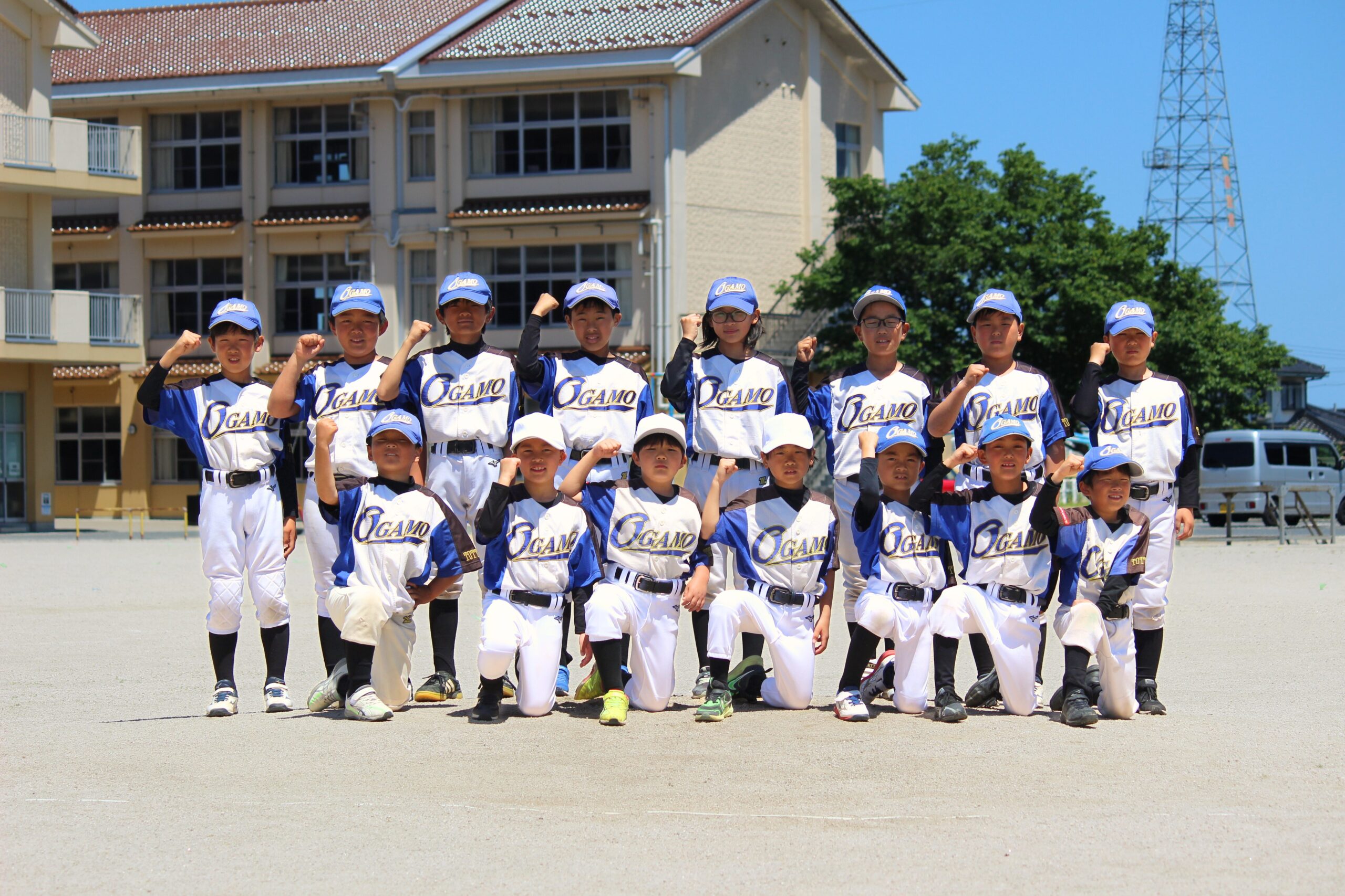 小鴨少年野球クラブの集合写真